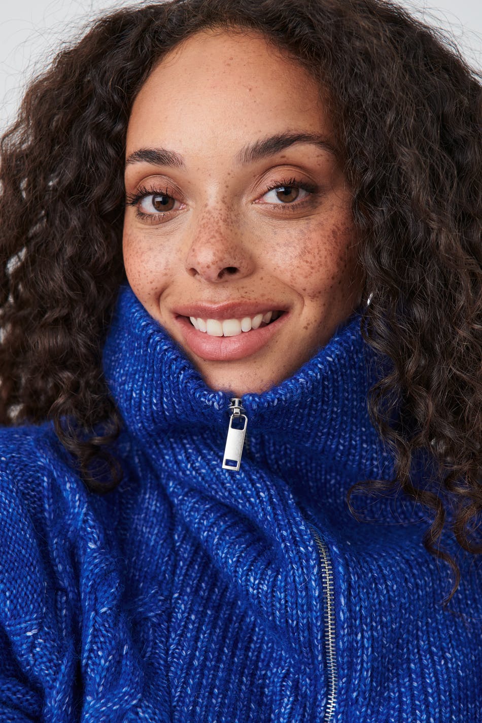 Knitted Zip Sweater
