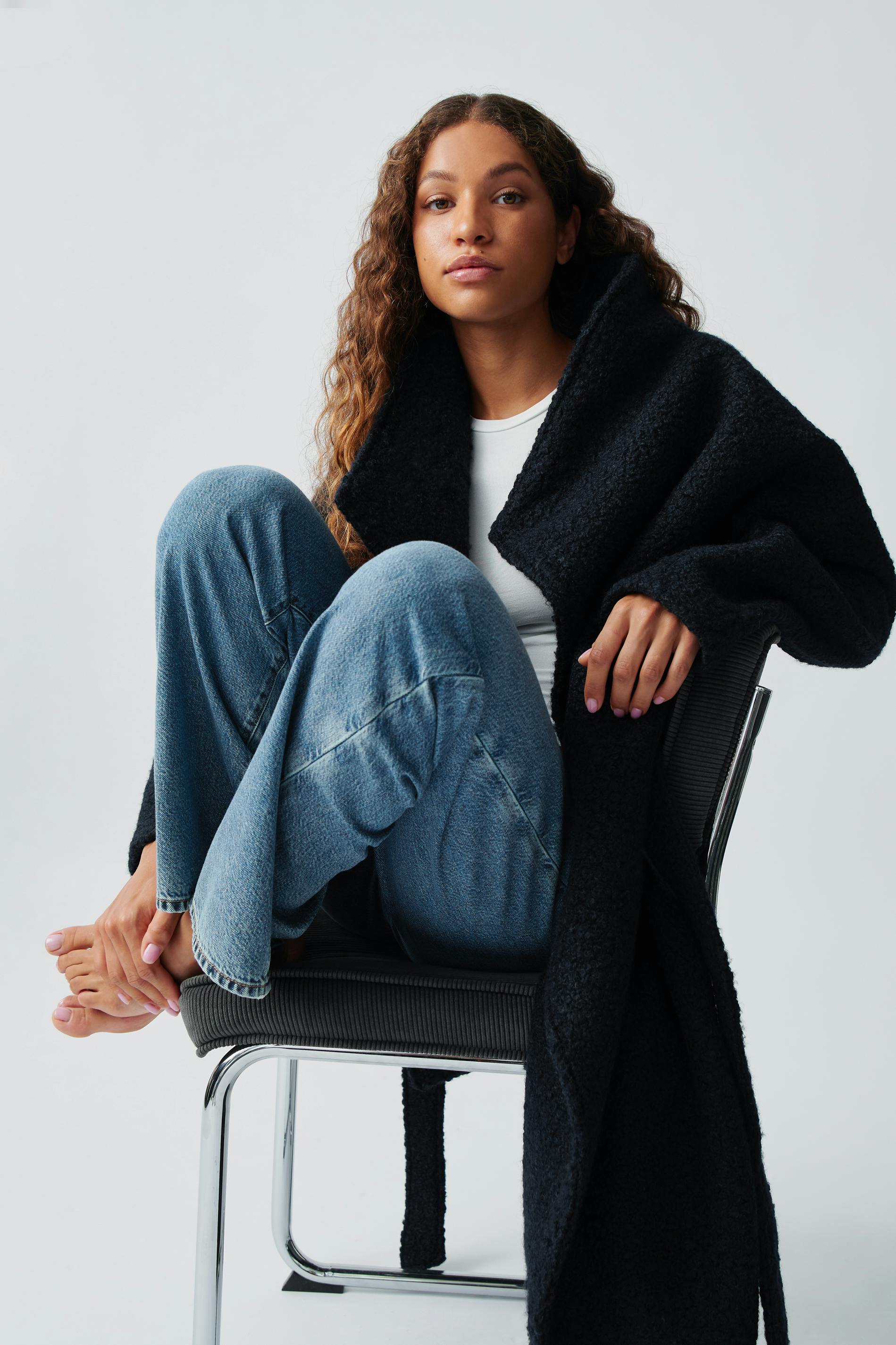 Soft Belted Long Coat