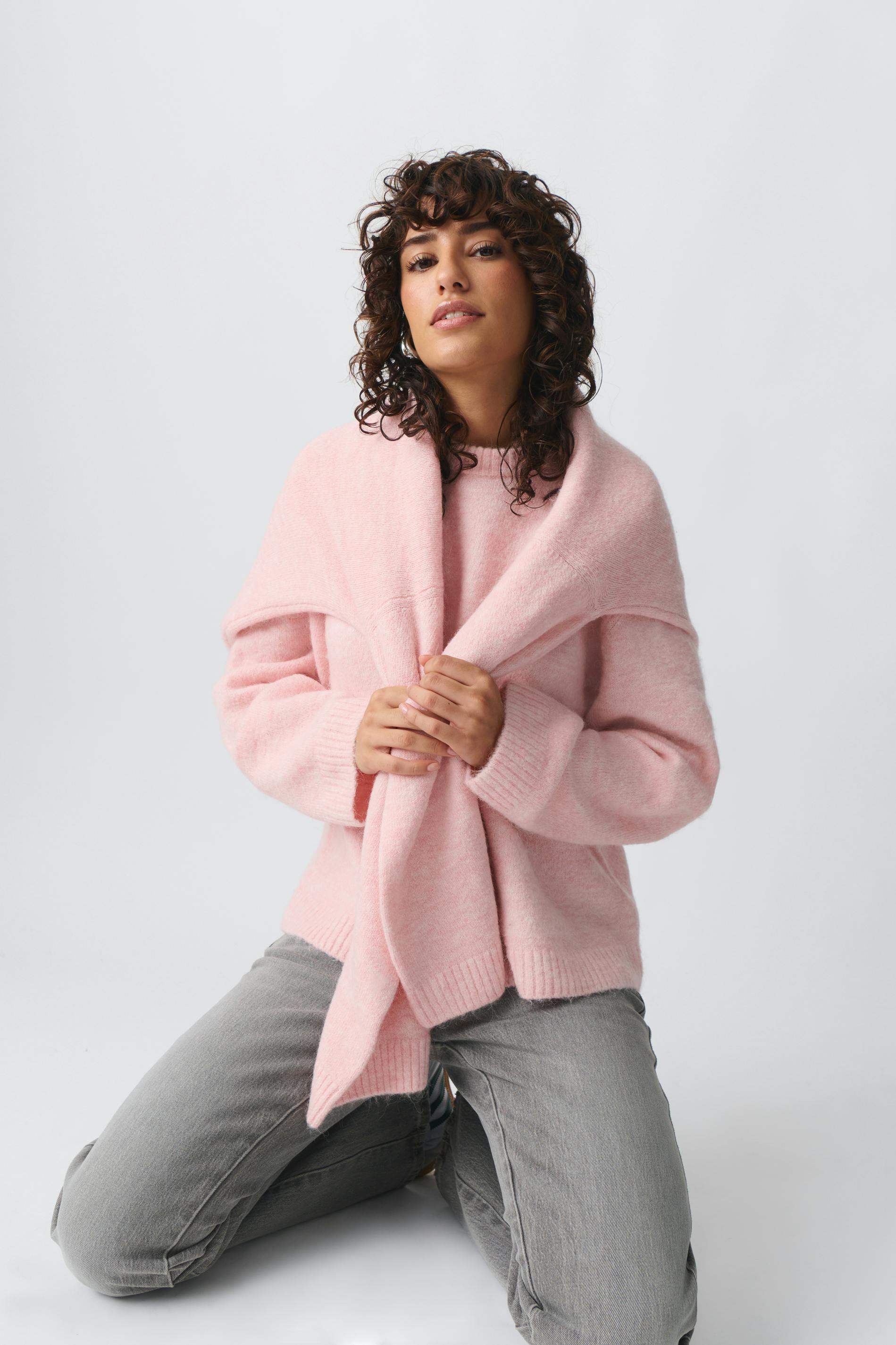 Crew Neck Knitted Sweater