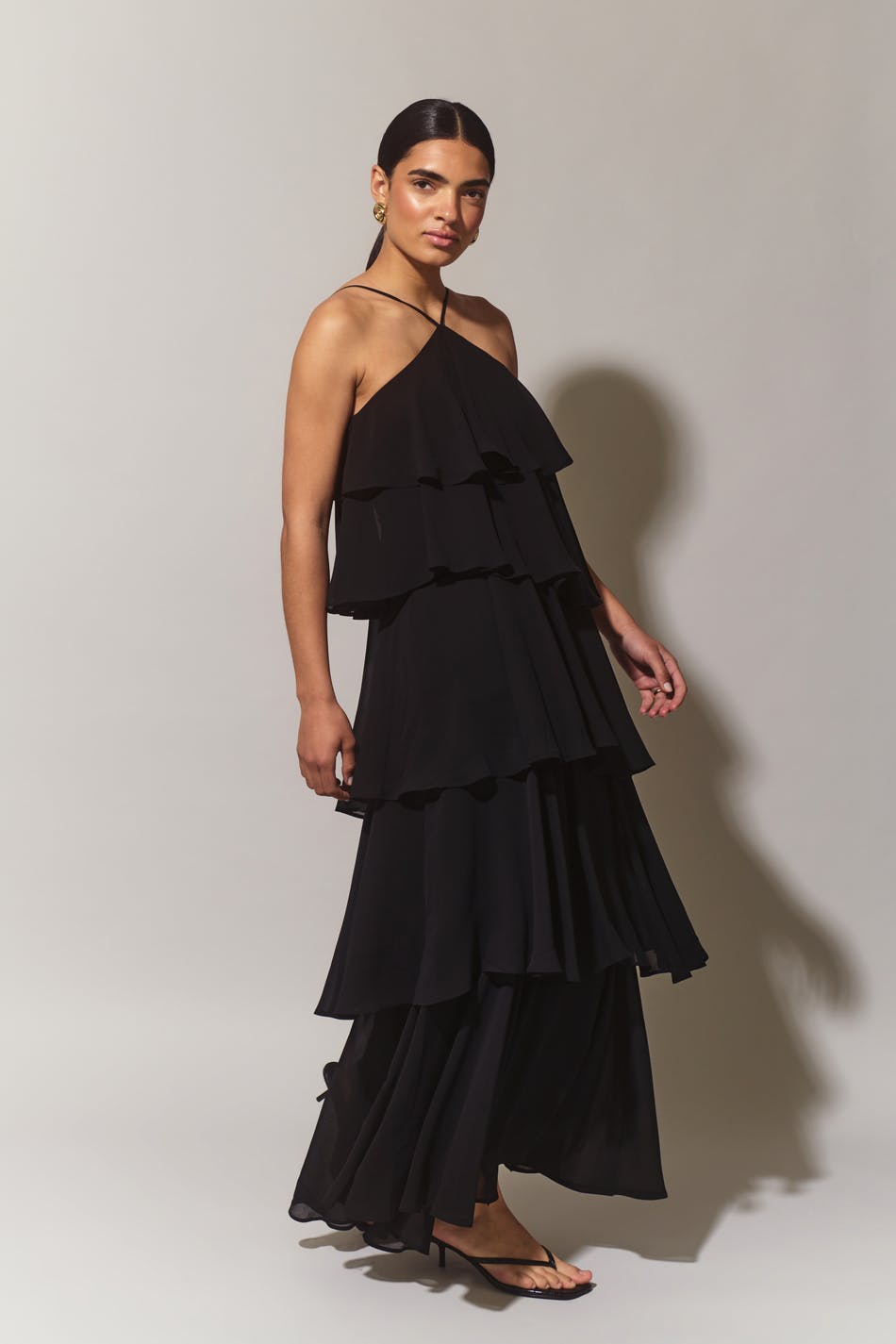Frill Maxi Dress