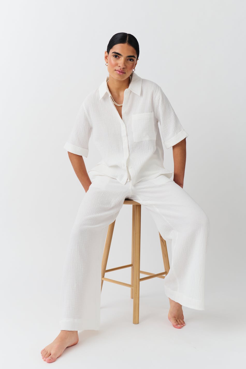 Gauze Trousers