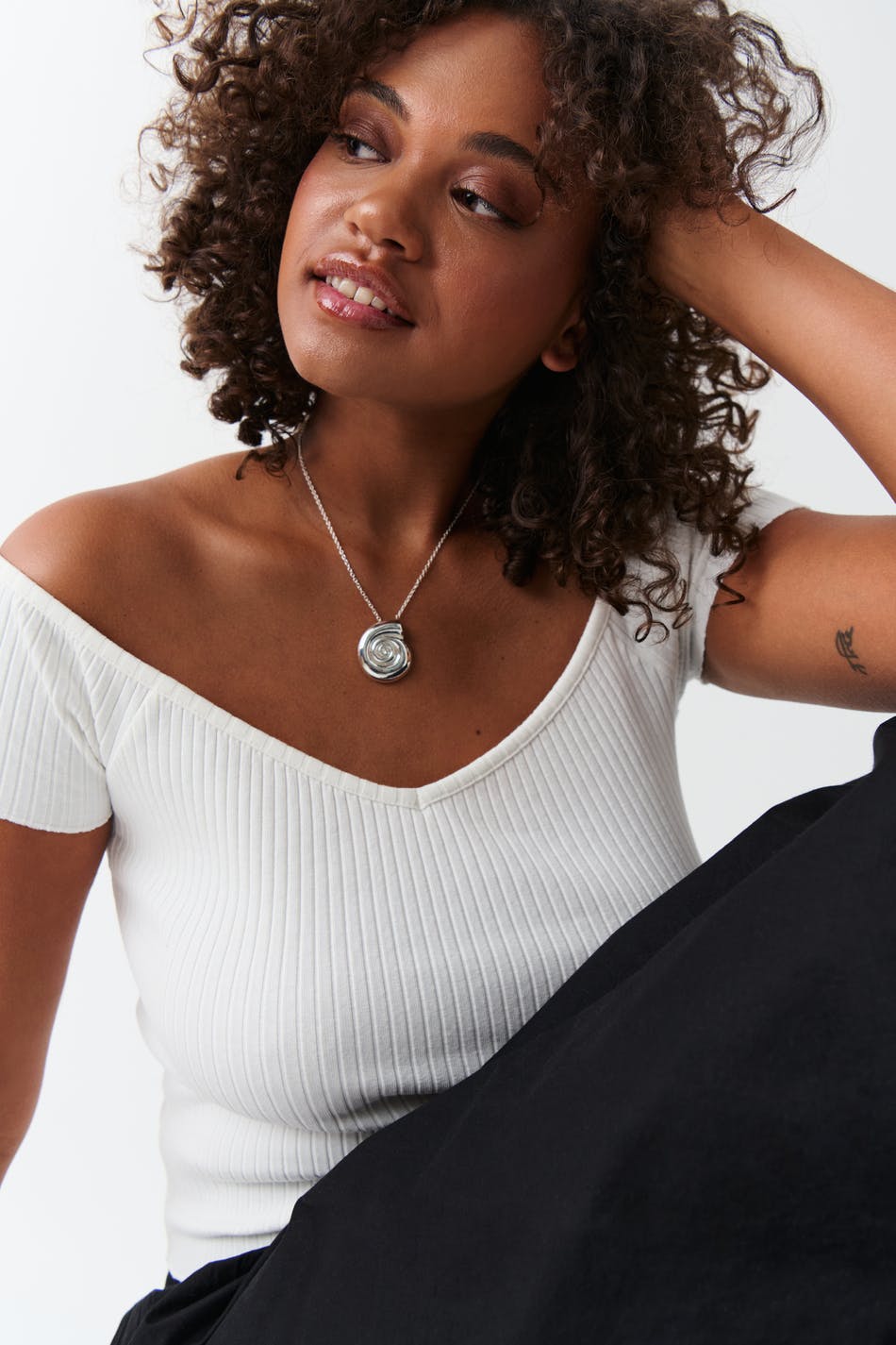 Heart Shape Rib Top
