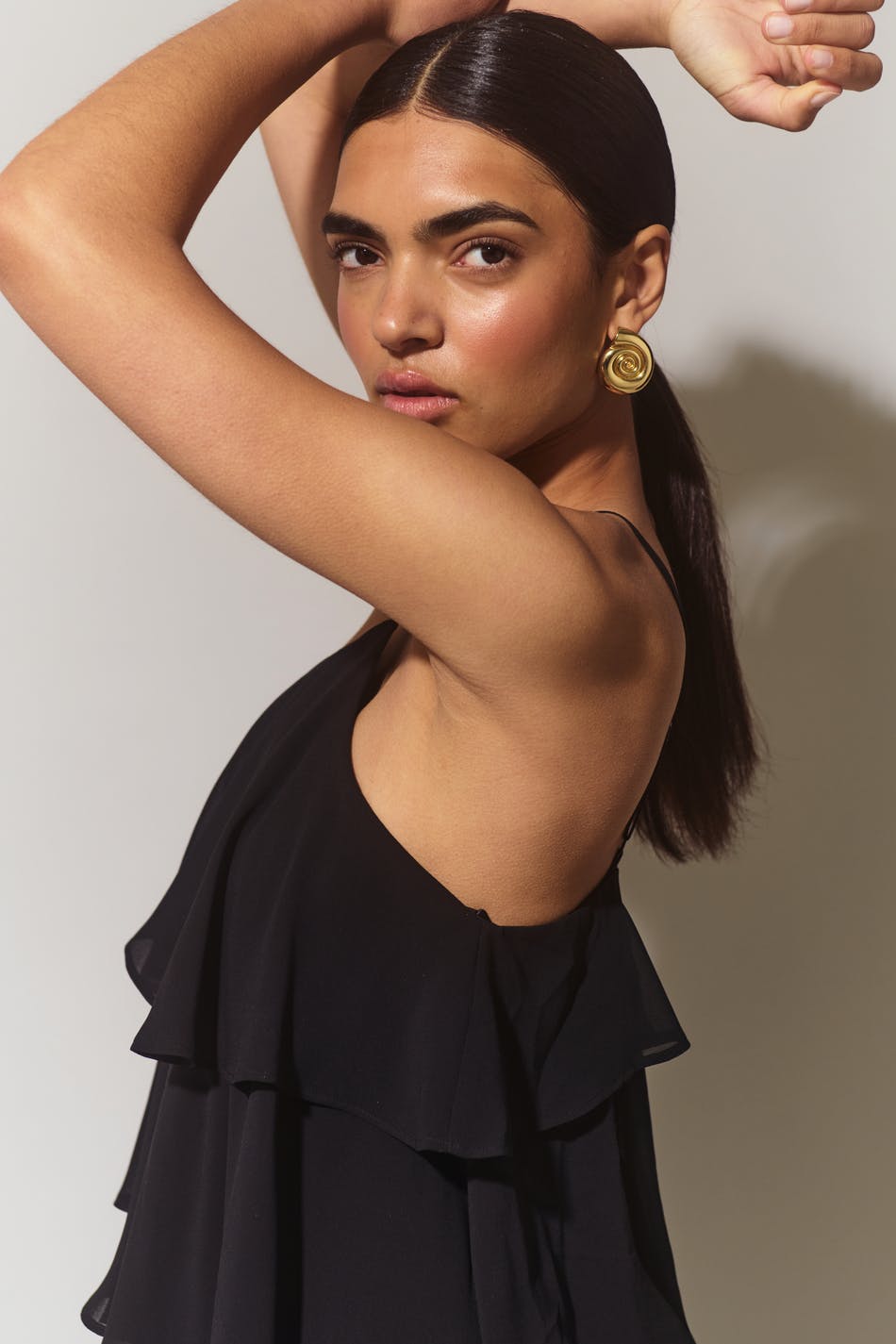 Frill Maxi Dress