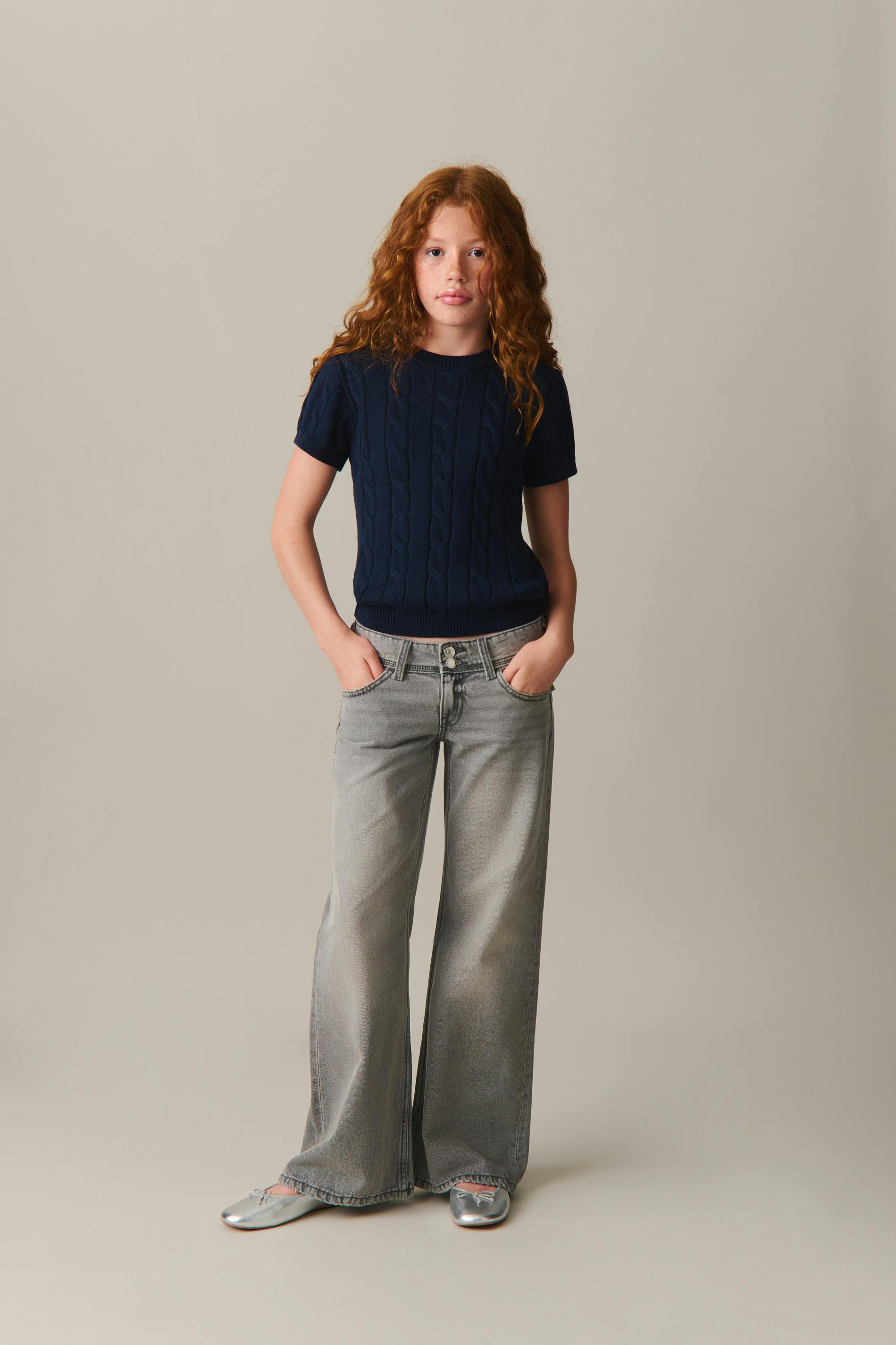Low Waist Wide Jeans