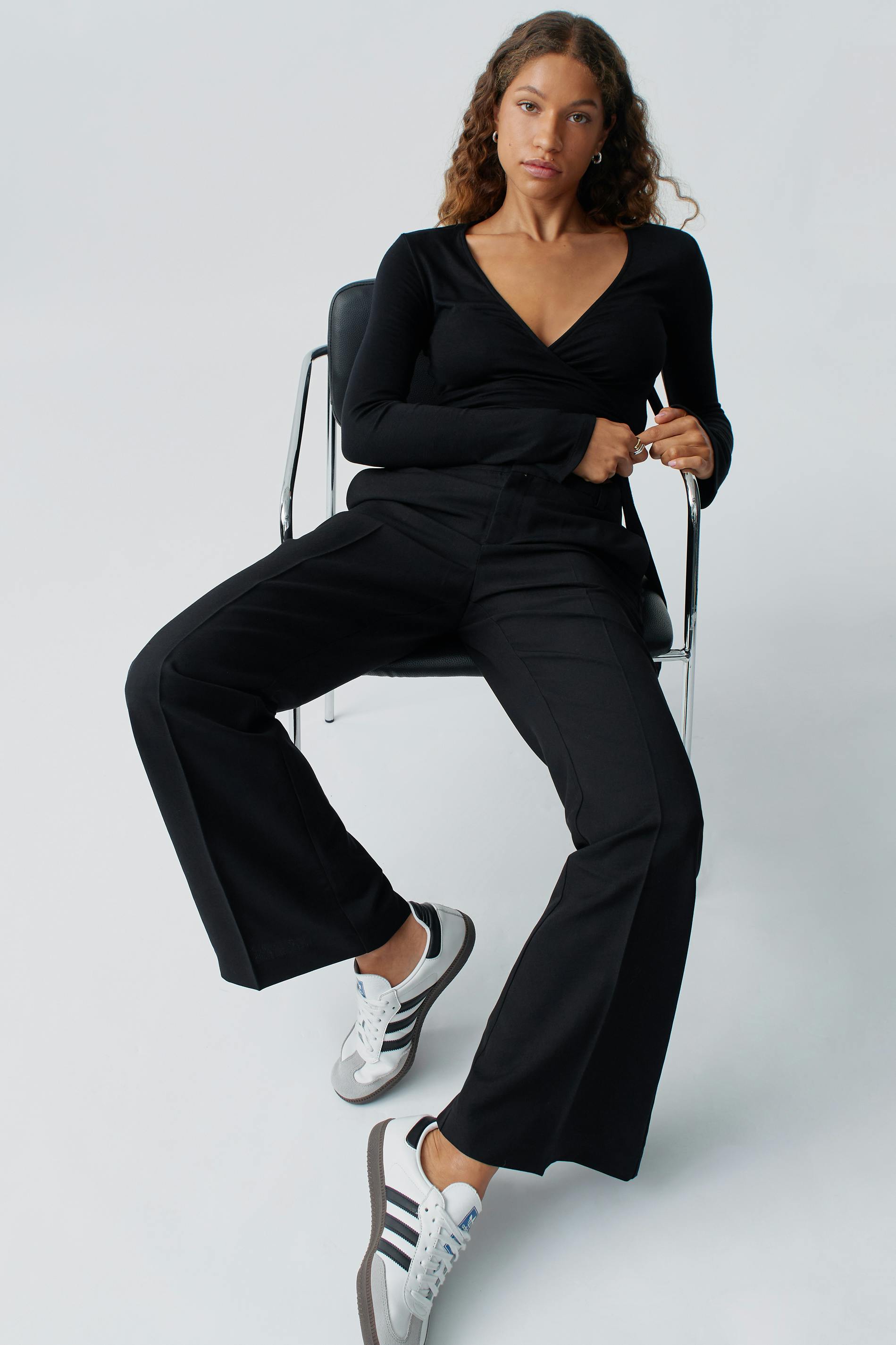 Relaxed Bootcut Trousers