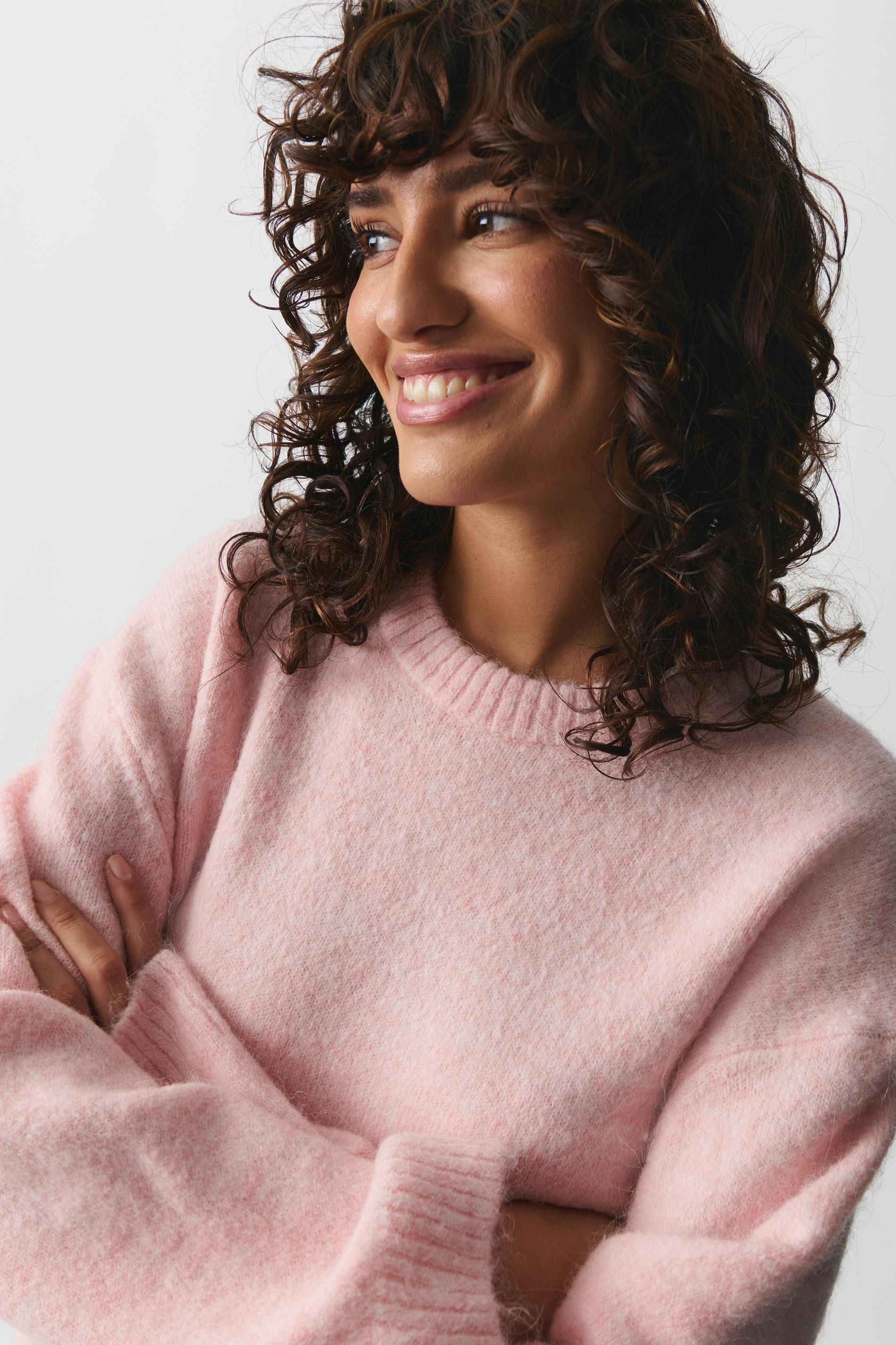 Crew Neck Knitted Sweater
