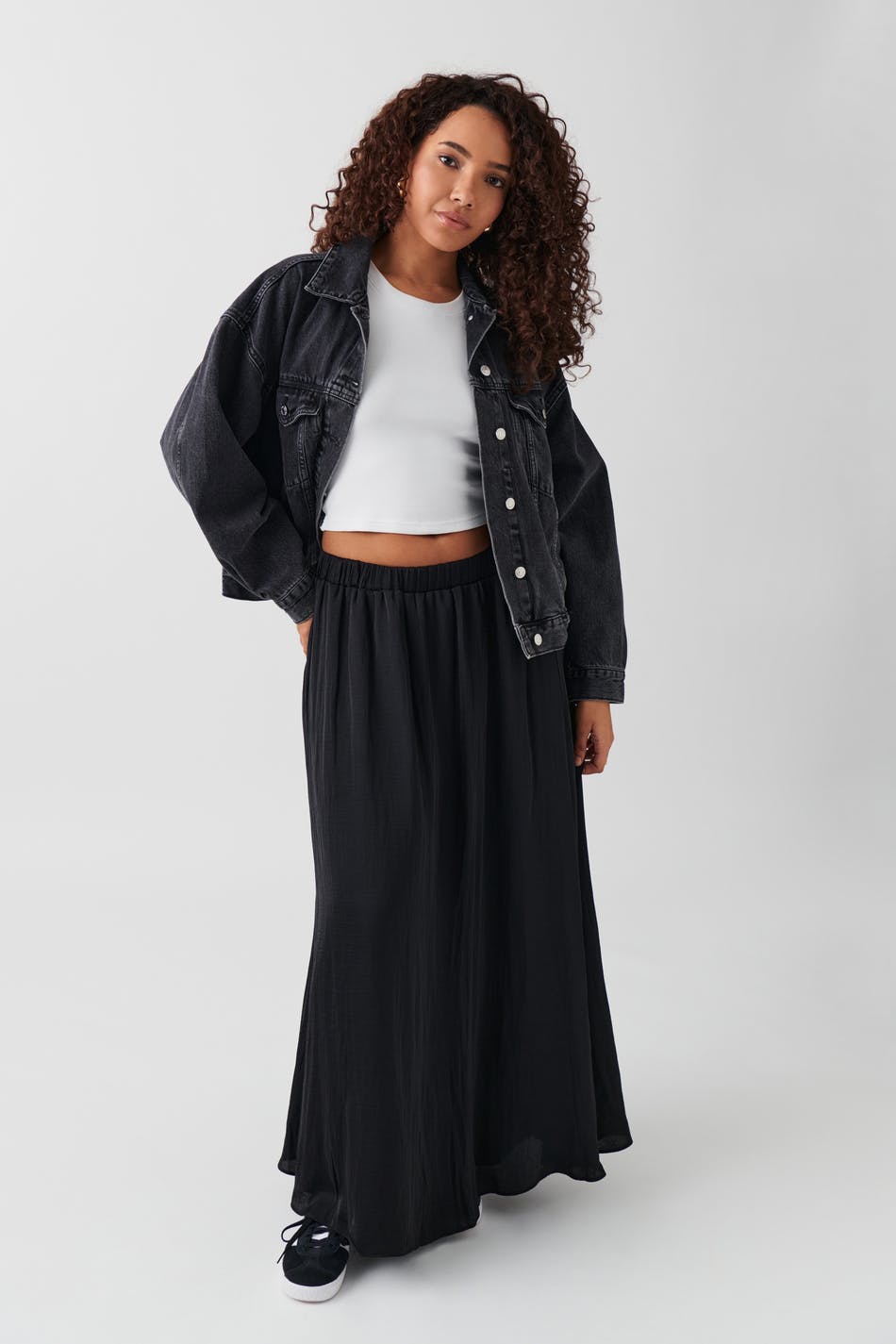 Wide Maxi Skirt