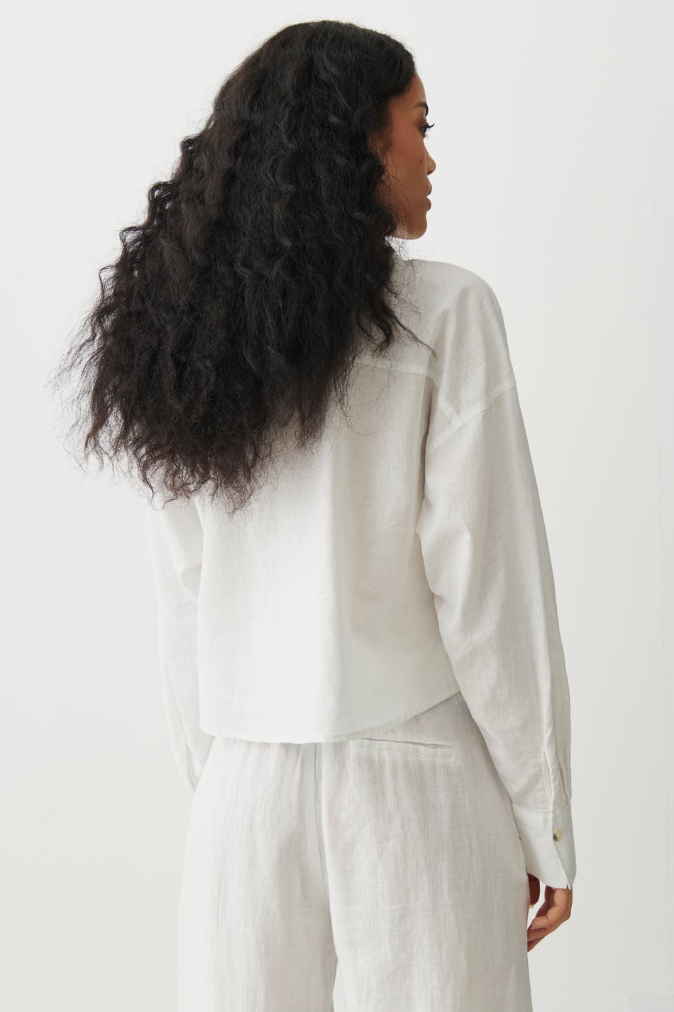 Magda Linen Blend Shirt