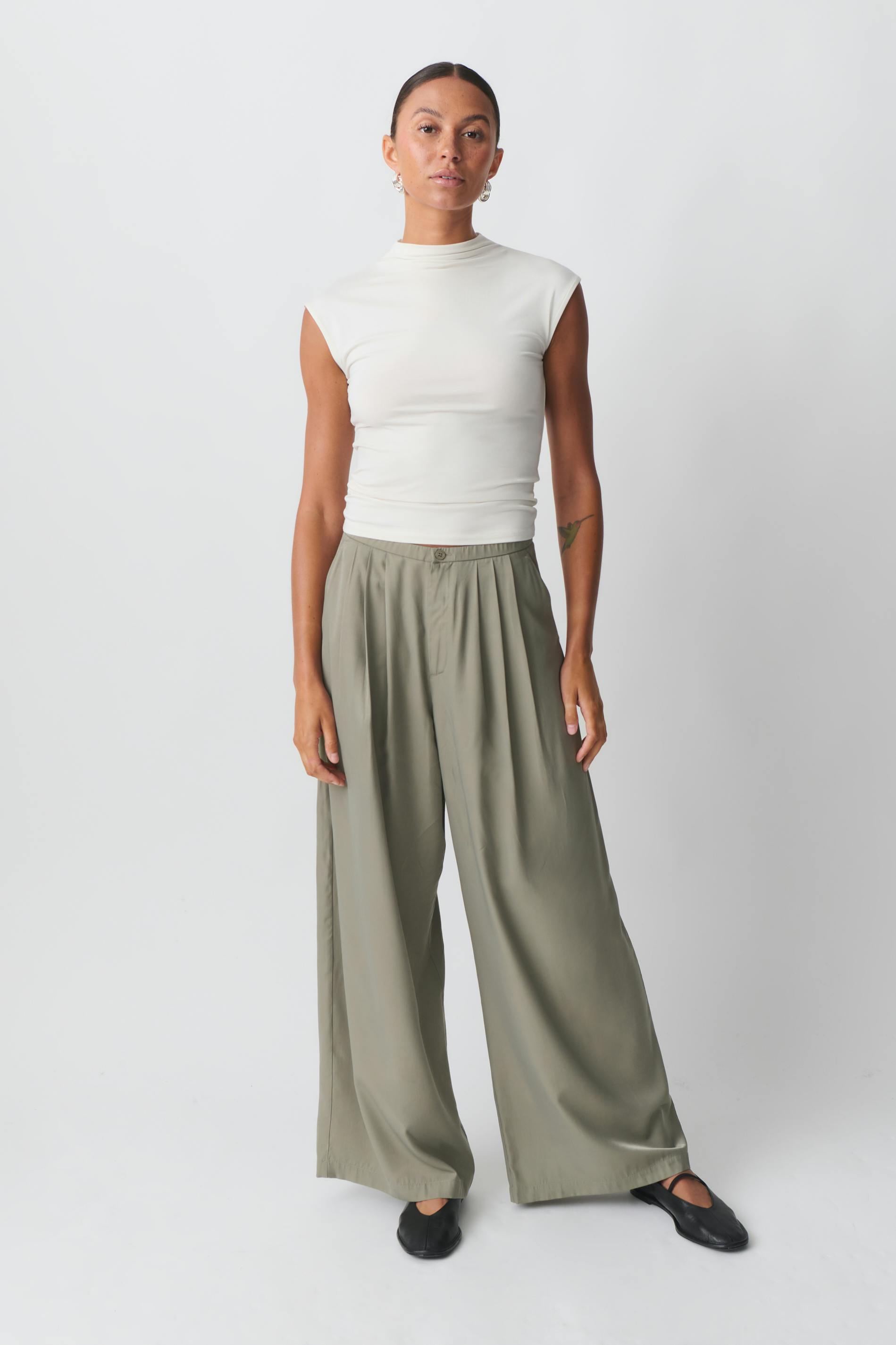 Fluid Wide Trousers