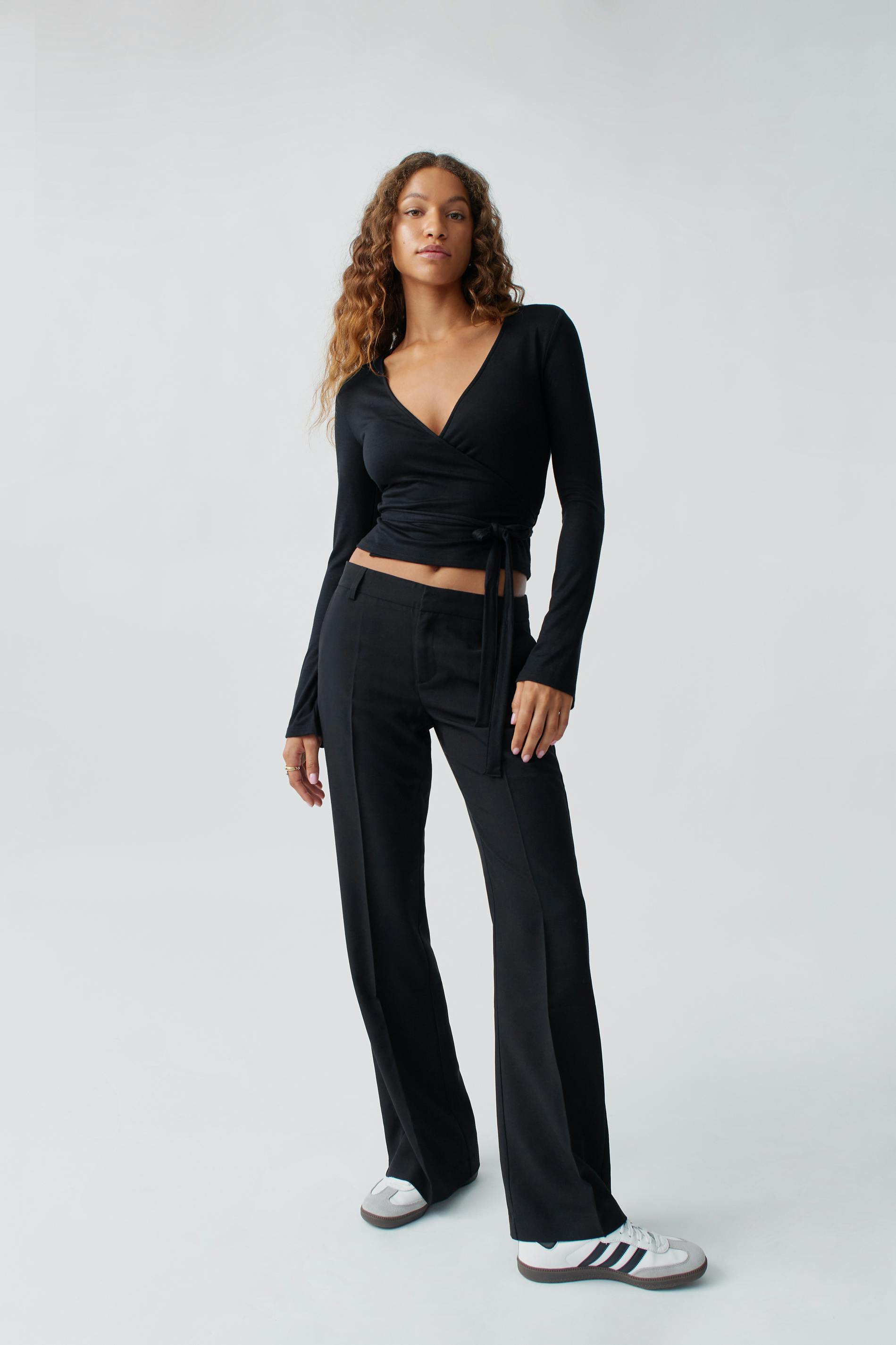 Relaxed Bootcut Trousers