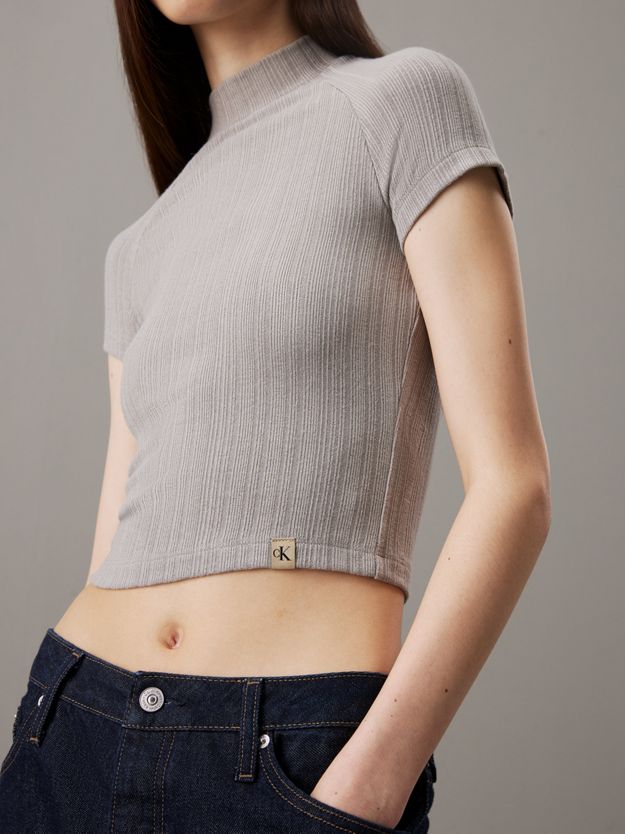 Slim Textured Rib T-shirt