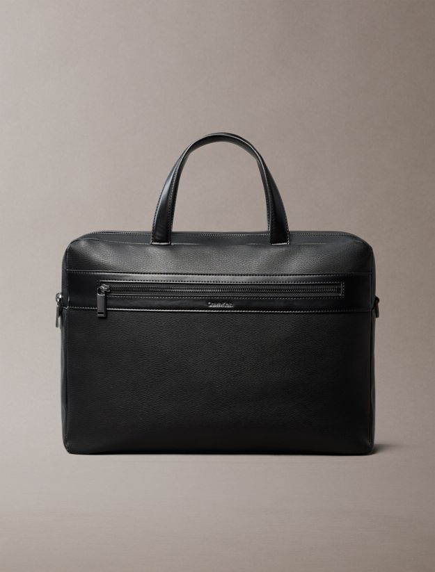 Textured Zip Commuter Bag