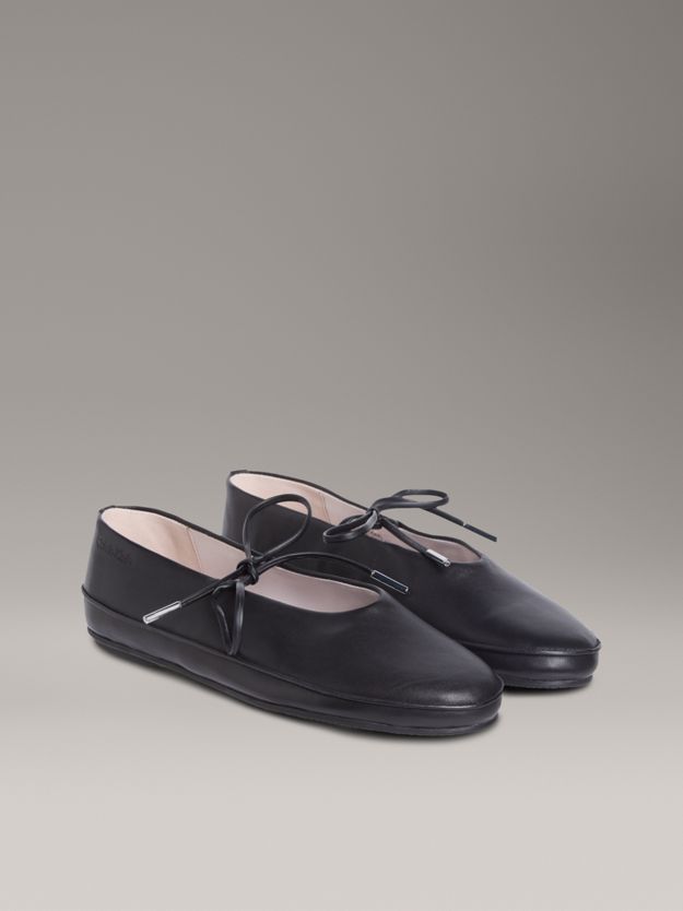Leather Mary Jane Ballerinas
