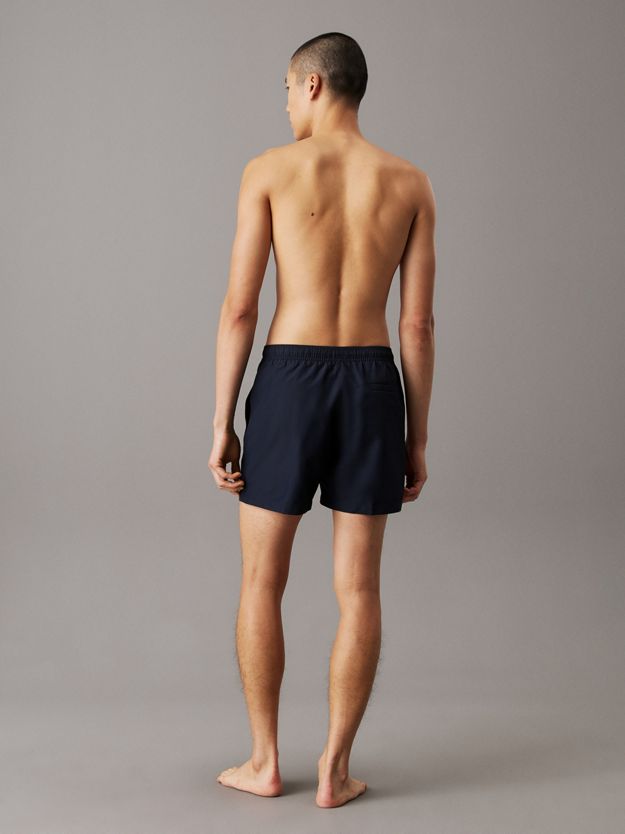 Medium Drawstring Swim Shorts - Logo Embroidery