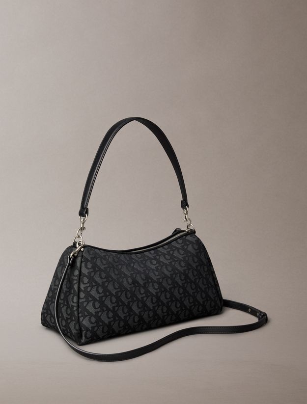 Logo Jacquard Shoulder Bag