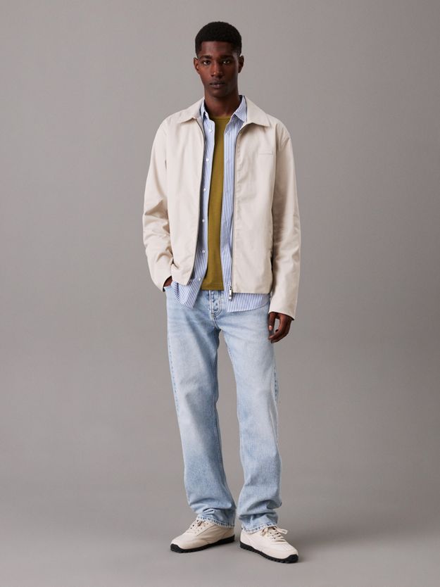 Sateen Stretch Blouson Jacket