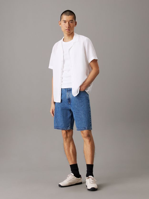 Linen Cotton Cuban Collar Shirt