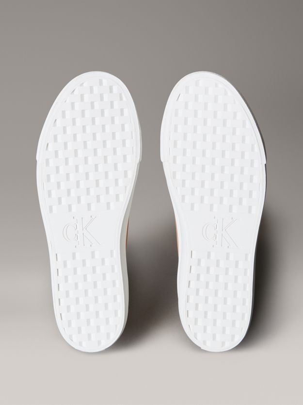 Leather Comfort Platform Trainers