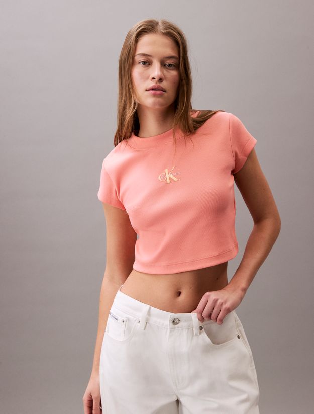 Monogram Logo Baby Tee