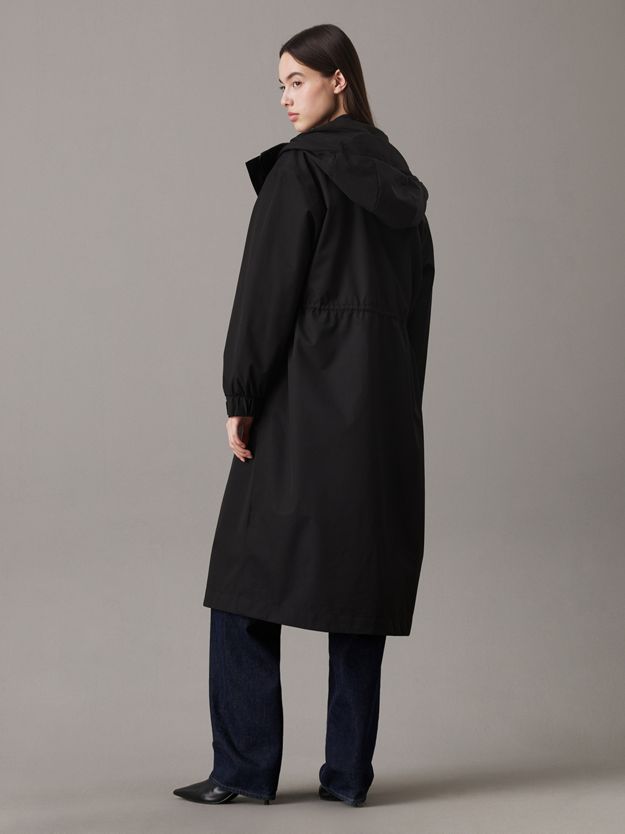 Technical Hooded Parka Coat