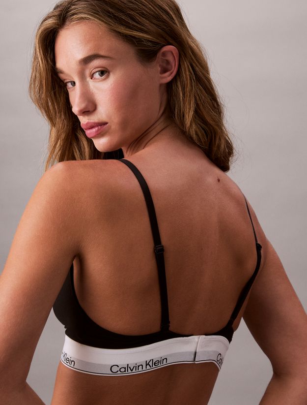 Unlined Triangle Bralette - Icon Cotton Modal