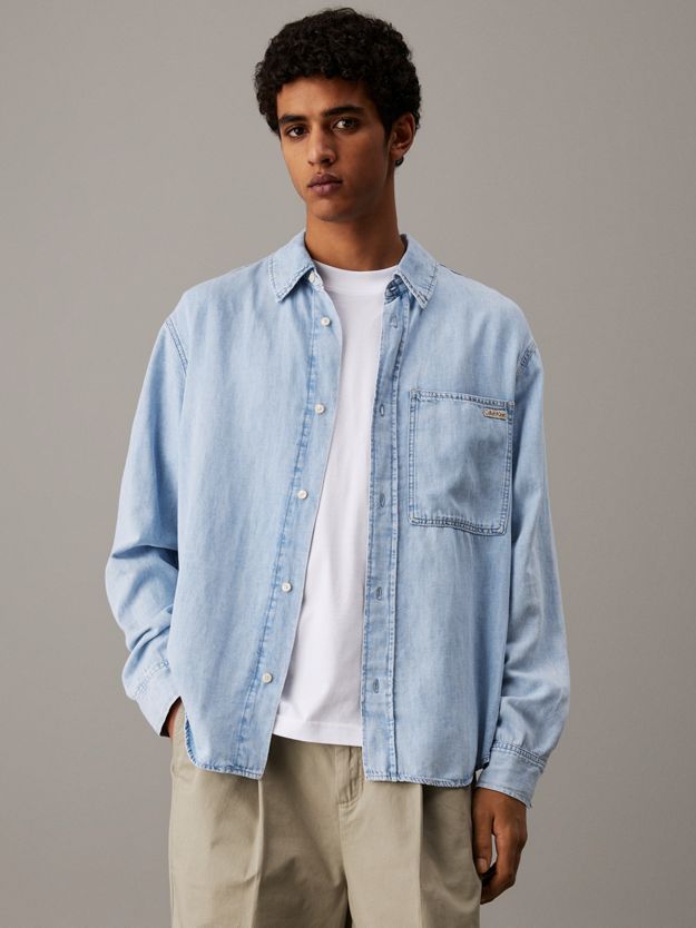 Cotton Linen Denim Shirt