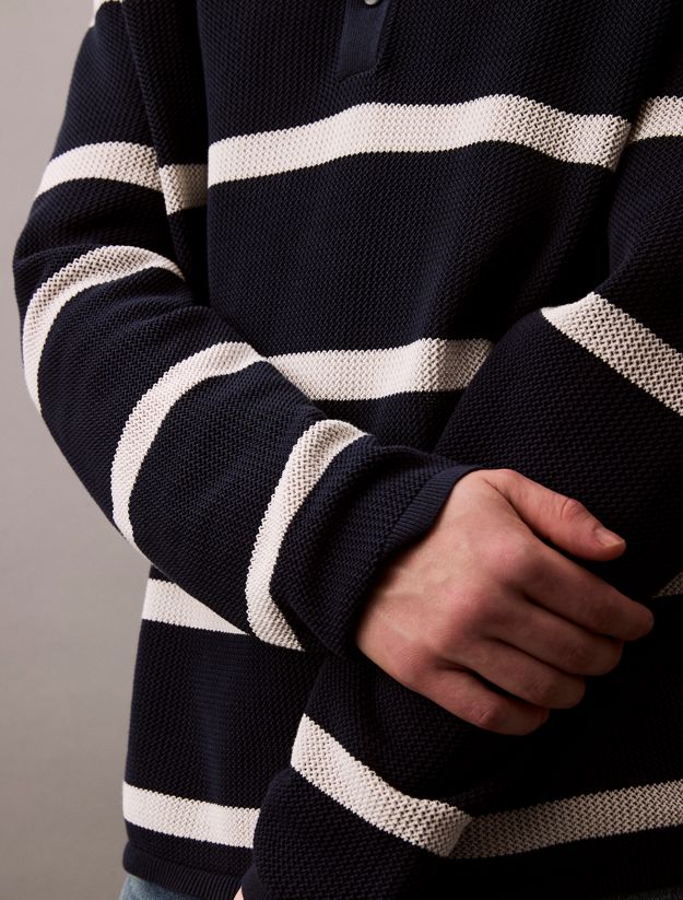 Striped Relaxed Polo