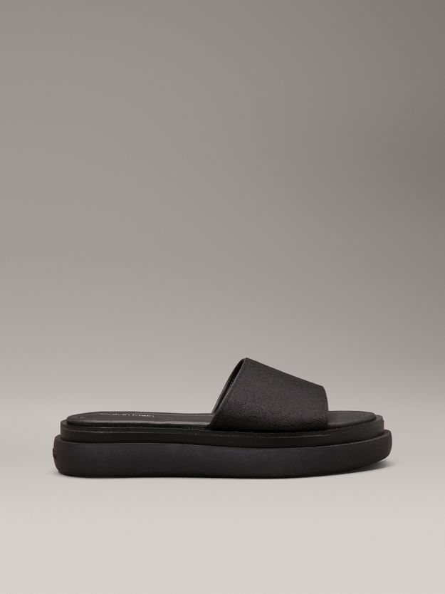 Platform Logo Jacquard Sliders