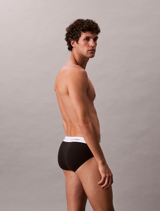 3 Pack Hip Briefs - Icon Cotton Stretch