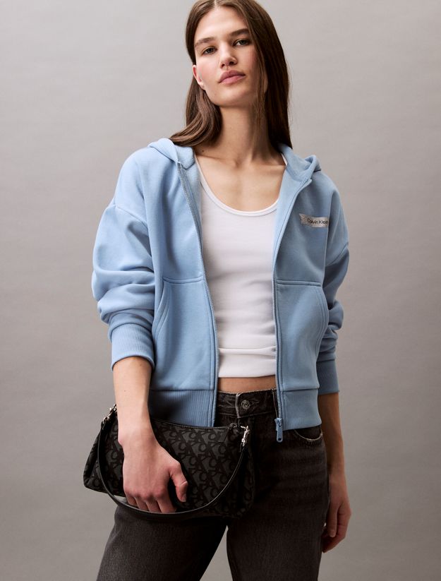 Convertible Logo Jacquard Shoulder Bag