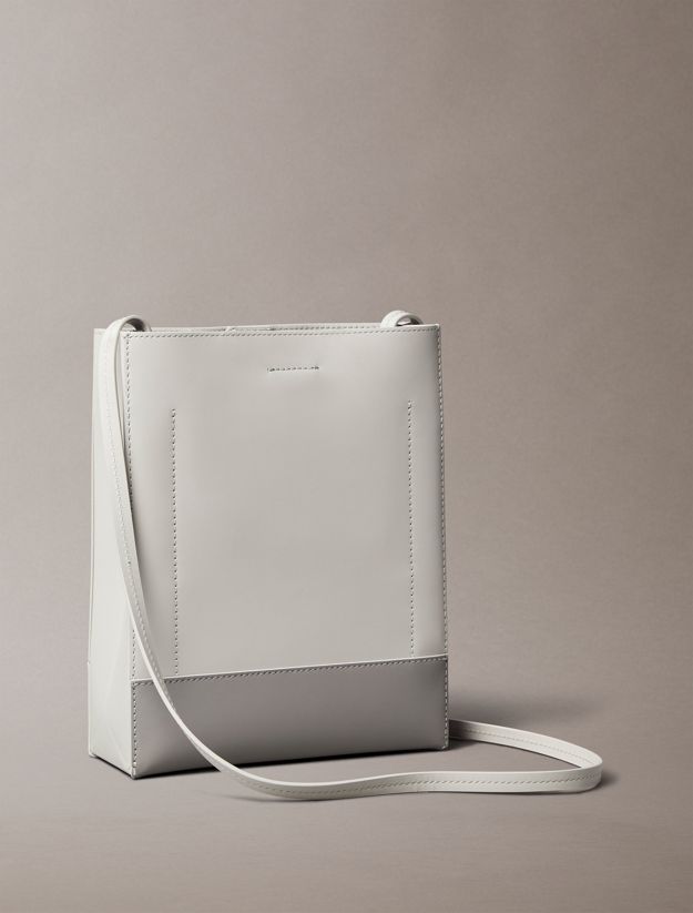 Leather Crossbody Tote Bag