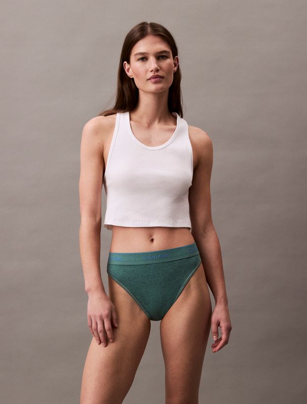 High Leg Tanga - Icon Cotton Stretch