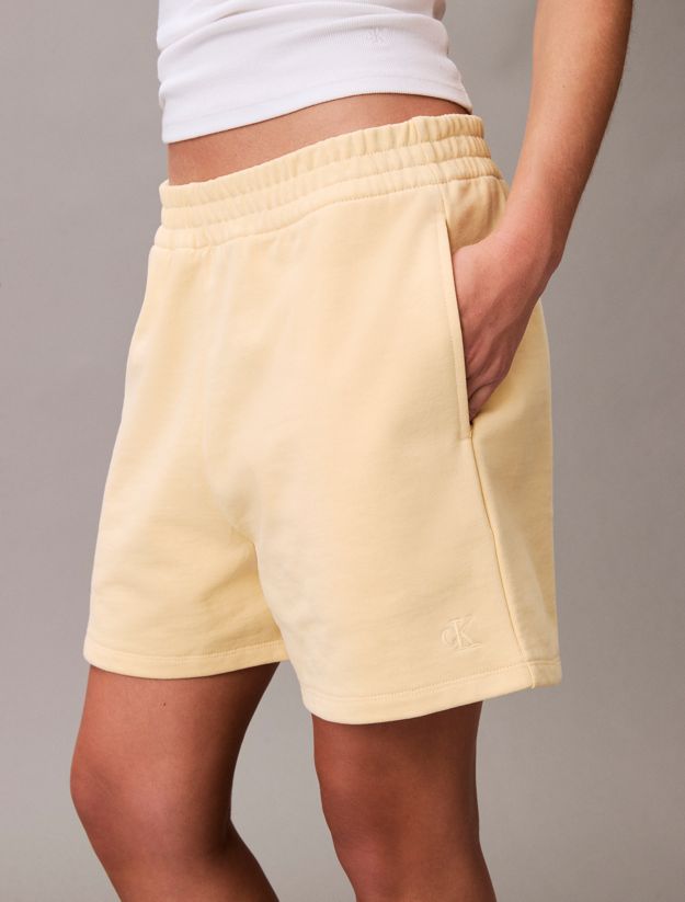 Cotton Terry Jogger Shorts