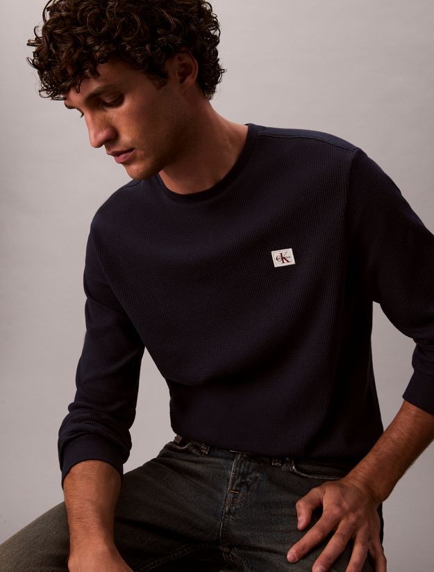 Long Sleeve Waffle T-shirt