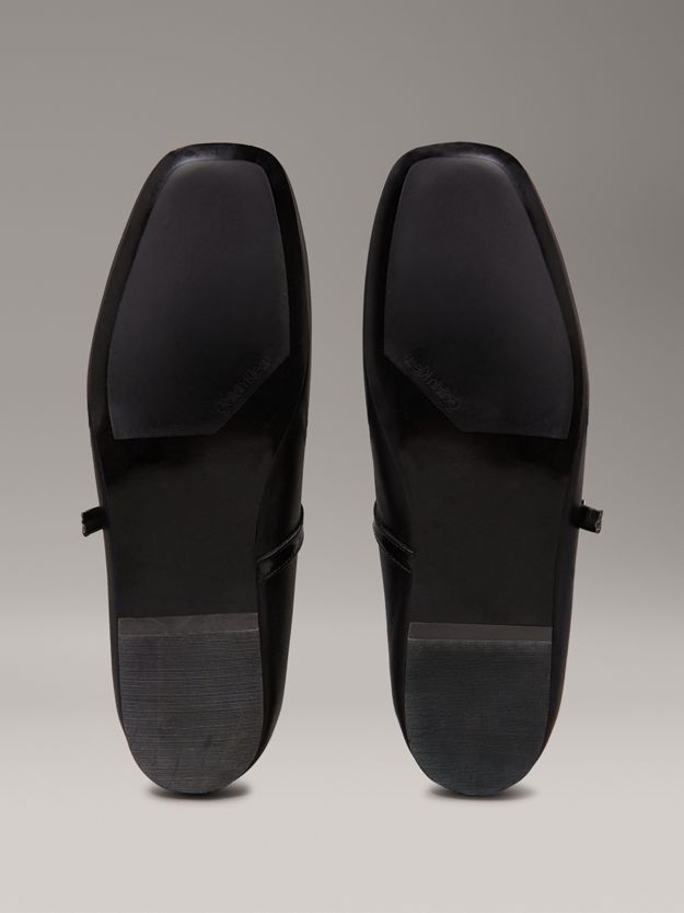 Leather Mary Jane Ballerinas