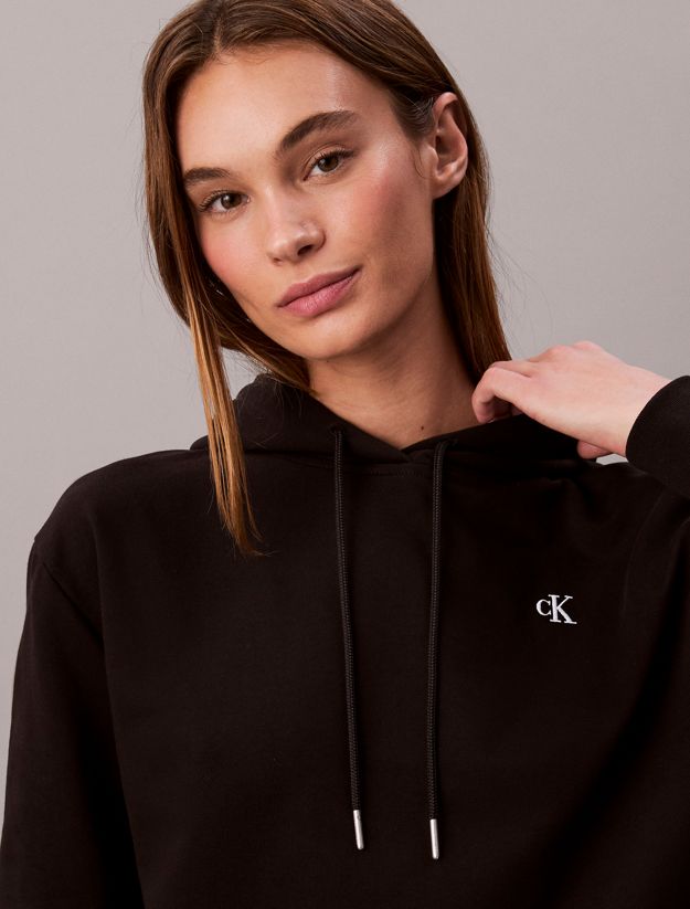 Cotton Terry Monogram Hoodie