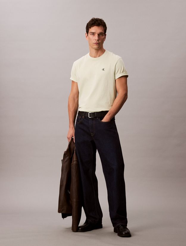 Embroidered Monogram Logo Relaxed T-Shirt