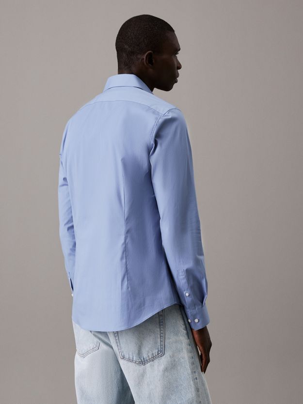 Slim Poplin Dress Shirt