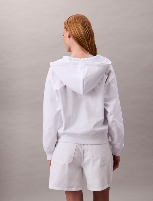 Monogram Zip Up Hoodie