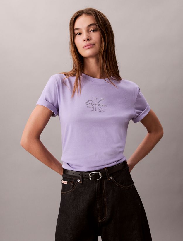 Glossy Metallic Logo T-shirt