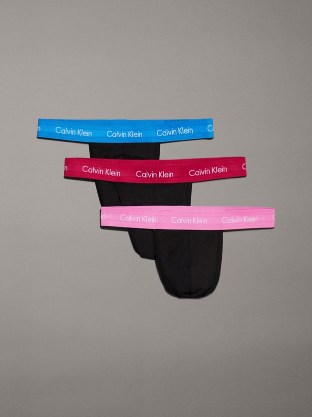 3 Pack Thongs - Cotton Stretch