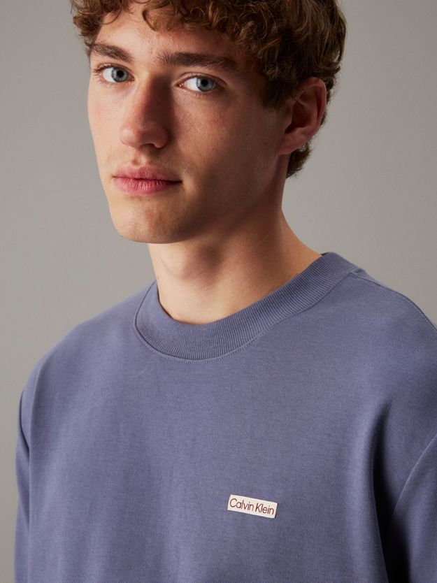 Cotton Stretch Badge T-shirt