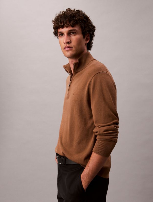 Quarter Zip Merino Jumper