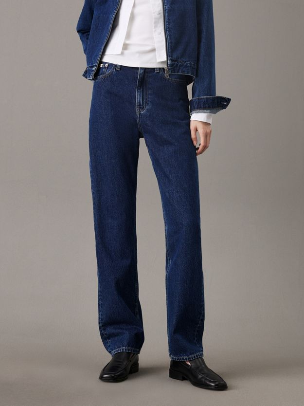 High Rise Straight Jeans