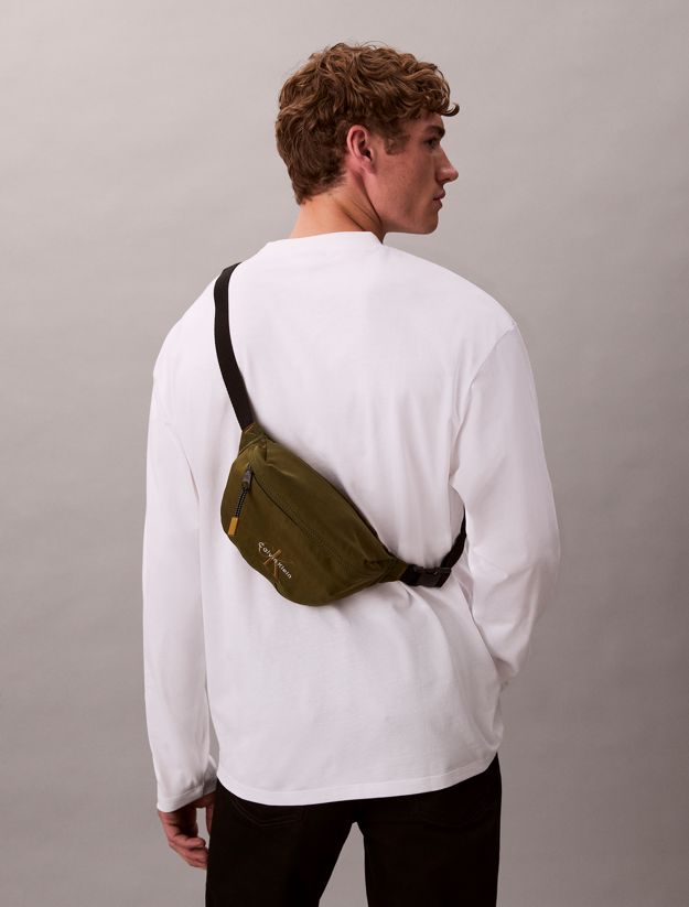 Nylon Monogram Logo Waistpack