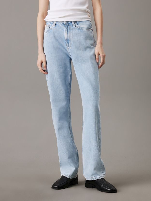 High Rise Straight Jeans