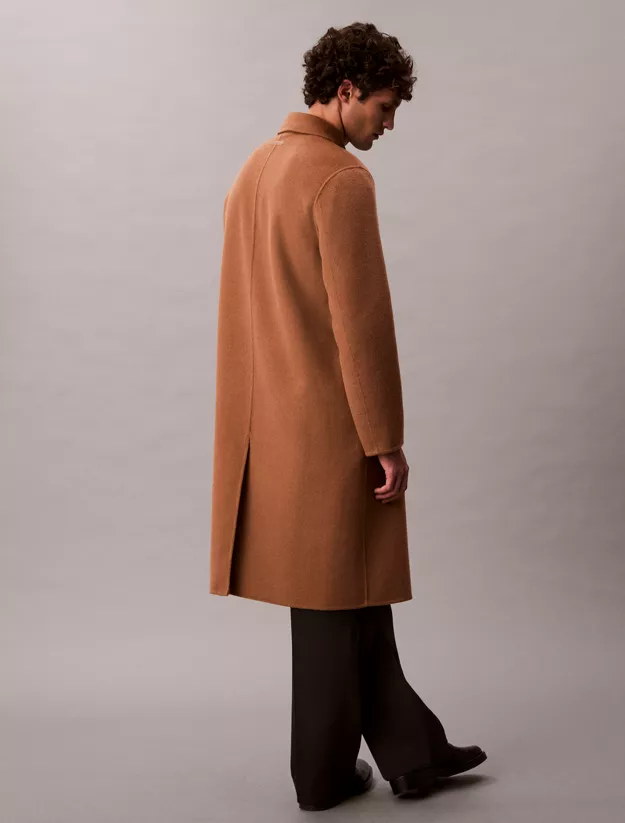 Relaxed Double Face Wool Coat