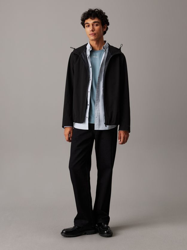 Tech Twill Hooded Jacket