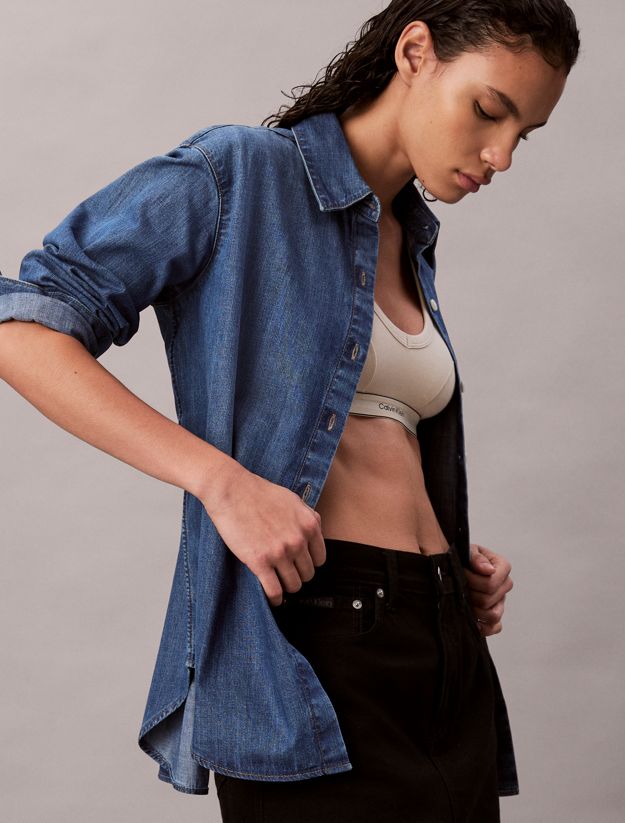 Oversized Denim Shirt