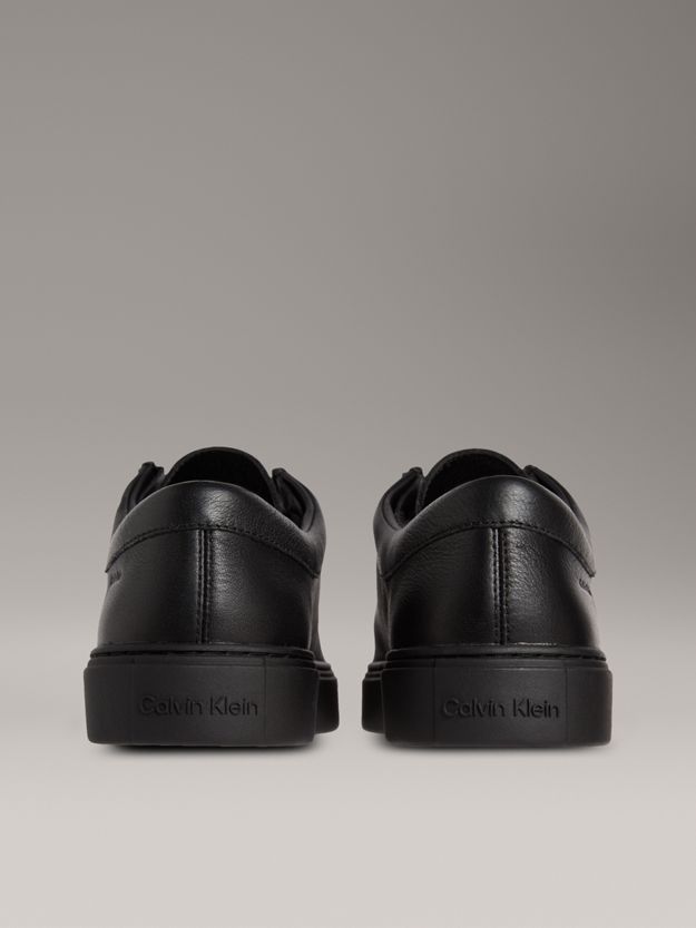 Leather Hybrid Apron Toe Lace-Up Shoes